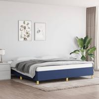 Bedframe zonder matras stof blauw 200x200 cm