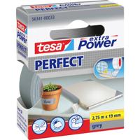 tesa PERFECT 56341-00033-03 Textieltape tesa extra Power Grijs (l x b) 2.75 m x 19 mm 1 stuk(s)