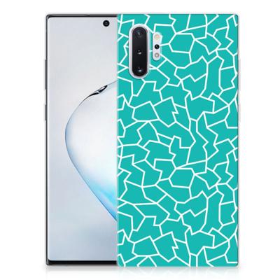 Samsung Galaxy Note 10 Plus | Hoesje maken | Cracks Blue