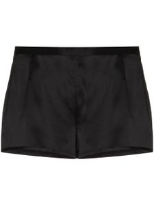 La Perla short en soie - Noir