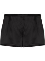 La Perla short en soie - Noir