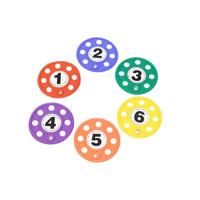 SET 6 DISCS WITH HOLES