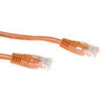 ACT Bruine 1 meter U/UTP CAT5E patchkabel met RJ45 connectoren
