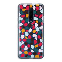 Colored Giraffe: OnePlus 7 Pro Transparant Hoesje