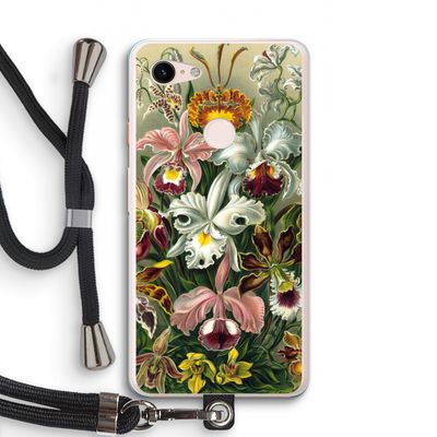 Haeckel Orchidae: Pixel 3 XL Transparant Hoesje met koord