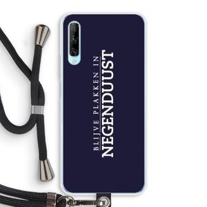 Blijve plakken in Negenduust: Huawei P Smart Pro Transparant Hoesje met koord