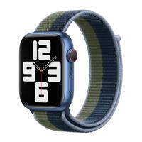 Apple Sport Loop Apple Watch 42mm / 44mm / 45mm / 49mm Abyss Blue / Moss Green Apple Sport Loop Apple Watch 42mm / 44mm / 45mm / 49mm Abyss Blue / Moss Green