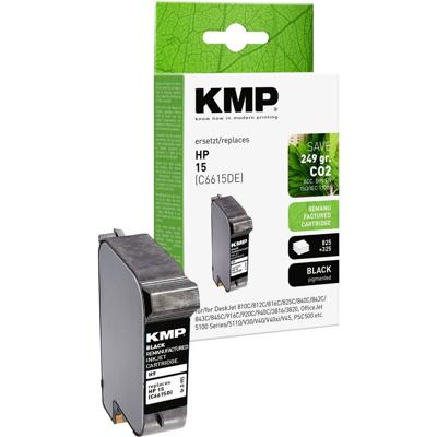 KMP Inktcartridge vervangt HP 15, C6615DE Compatibel Zwart H9 0993,4151