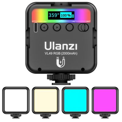 Ulanzi VL49 RGB Multi Color LED-videolamp