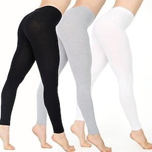 Damesmode panty leggings volledige lengte broek casual weekend stretchy vlakte tummy controle butt lift skinny rose rood 2xl Lightinthebox