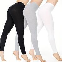 Damesmode panty leggings volledige lengte broek casual weekend stretchy vlakte tummy controle butt lift skinny rose rood 2xl Lightinthebox