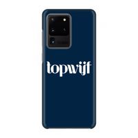 Topwijf Navy: Volledig geprint Samsung Galaxy S20 Ultra Hoesje
