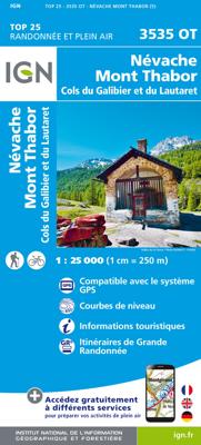 Wandelkaart - Topografische kaart 3535OT Névache - Mont Thabor | IGN - Institut Géographique National