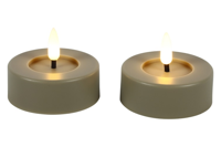 Decostar Countryfield Maxi theelicht 6,7CM LED rond Lyonie s2 beige