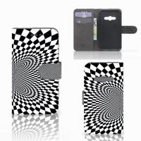Samsung Galaxy Xcover 3 | Xcover 3 VE | Book Case | Illusie Samsung Galaxy Xcover 3 | Xcover 3 VE | Book Case | Illusie