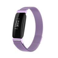Fitbit Inspire 2 & Ace 3 Milanese bandje - Maat: Small - Lila