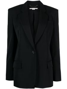 Stella McCartney blazer à simple boutonnage - Noir