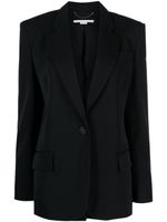 Stella McCartney blazer à simple boutonnage - Noir - thumbnail