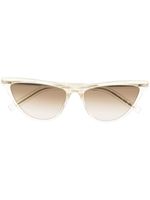 Saint Laurent Eyewear lunettes de soleil à monture papillon - Jaune