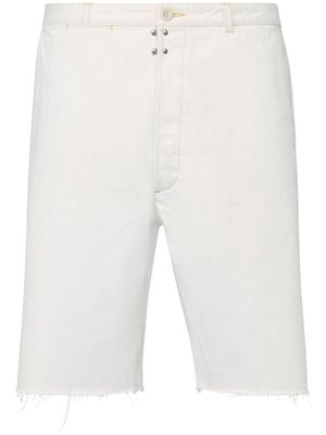 Maison Margiela short en jean Selvedge - Blanc