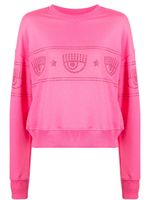 Chiara Ferragni sweat à ornements - Rose