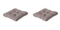 Florance zit Panama taupe 73 cm x 73 cm (2 stuks) Madison - Madison