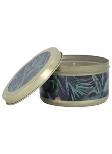 HEMA Kaars In Blik - Ø 8.5 Cm - Donkerblauw/goud