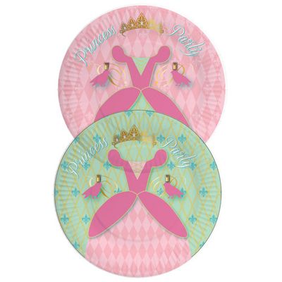 Disney Princess Borden 23cm 8 Stuks