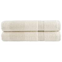 VidaXL Saunadoeken solund 2 st 600 g/m² 80x200 cm crèmekleurig VidaXL Saunadoeken solund 2 st 600 g/m² 80x200 cm crèmekleurig