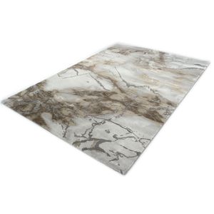 Vintage Vloerkleed - Marmer Look - Craft 23270 276 - Grijs-Beige-200 x 290 cm