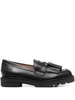 Stuart Weitzman mocassins en cuir - Noir