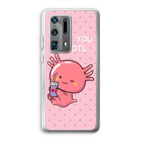 Love You A Lotl: Huawei P40 Pro Plus Transparant Hoesje