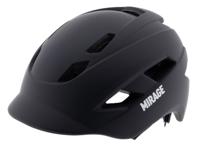 Mirage urban helm e-bike led 58-61cm mat zwart