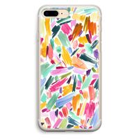 Watercolor Brushstrokes: iPhone 7 Plus Transparant Hoesje
