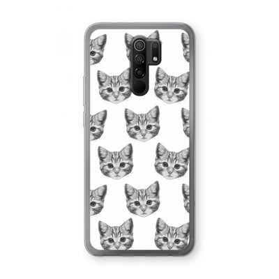 Kitten: Xiaomi Redmi 9 Transparant Hoesje