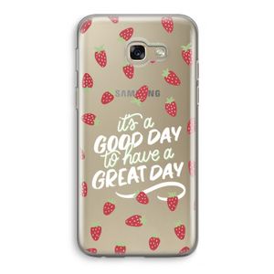 Don't forget to have a great day: Samsung Galaxy A5 (2017) Transparant Hoesje