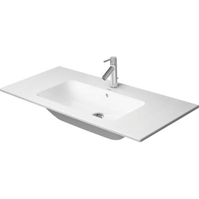 Duravit Me by starck wastafel 103x49cm zonder kraangat met overloop wit 2336100060