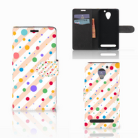 Lenovo C2 Power Telefoon Hoesje Dots - thumbnail