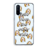 Hello: OnePlus Nord CE 5G Transparant Hoesje Hello: OnePlus Nord CE 5G Transparant Hoesje