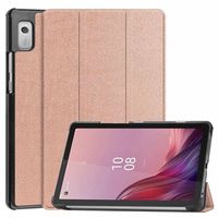 Tri-Fold Series Lenovo Tab M9 Folio Case - Rose Gold