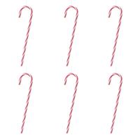 Zuurstokken - rood/wit - 18x? - hangers - 13 cm - kersthangers