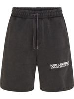 Karl Lagerfeld short de sport Rue St Guillaume - Noir