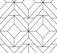 Abstract behang Scandinavische geometrische patronen