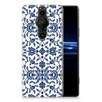 Sony Xperia Pro-I | TPU Case | Flower Blue
