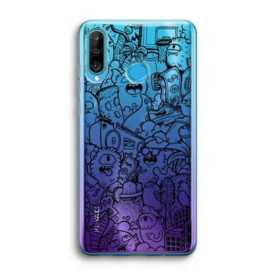 Vexx Black City : Huawei P30 Lite Transparant Hoesje