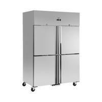 Horeca - koelkast - 1160 l - RVS - 4 deuren - 4 wielen - afsluitbaar - Royal Catering Horeca - koelkast - 1160 l - RVS - 4 deuren - 4 wielen - afsluitbaar - Royal Catering