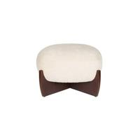 Dutchbone Emilius Poef| Hocker Beige