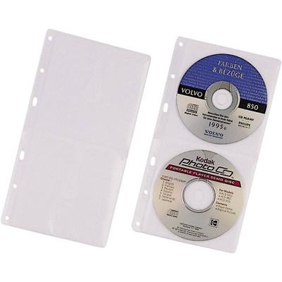 Durable 520319 CD/DVD-ordnerhoes 2 CDs/DVDs/Blu-rays Transparant 5 stuk(s)