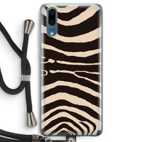 Arizona Zebra: Huawei P20 Transparant Hoesje met koord