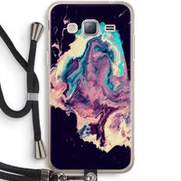 Cosmic Silence: Samsung Galaxy J3 (2016) Transparant Hoesje met koord